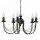 Lustre rustique Ares 5 flammes