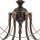 Lustre rustique Ares 5 flammes