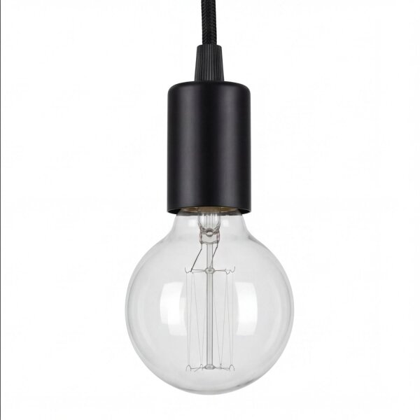 Lampe à suspendre SPIDER en noir 7-flmg
