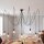 Lampe à suspendre SPIDER en noir 7-flmg
