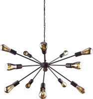 Lampe à suspendre minimaliste en noir Ø77cm...
