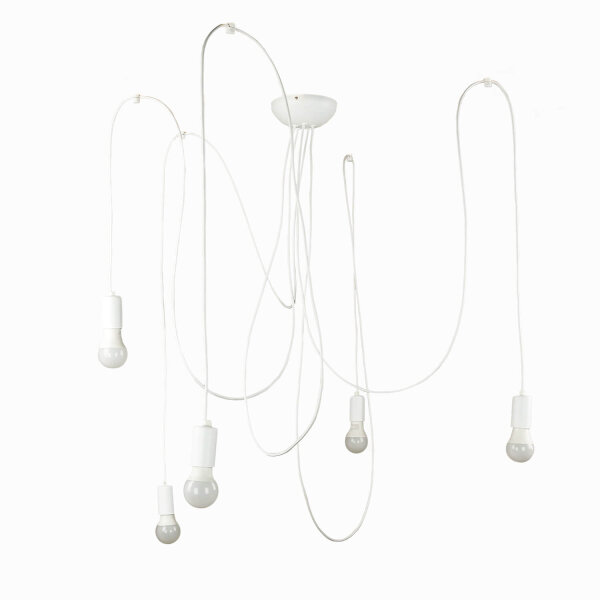 Suspension SPIDER en blanc 5-flmg