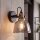 Applique ZERO en noir fumé Verre Spot Lampe