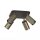 Deckenspot Messing 4-flmg Wohnzimmer Lampe EYE