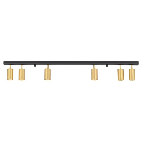 Strahler Leiste EYE Messing 6-flmg Lampe Spot