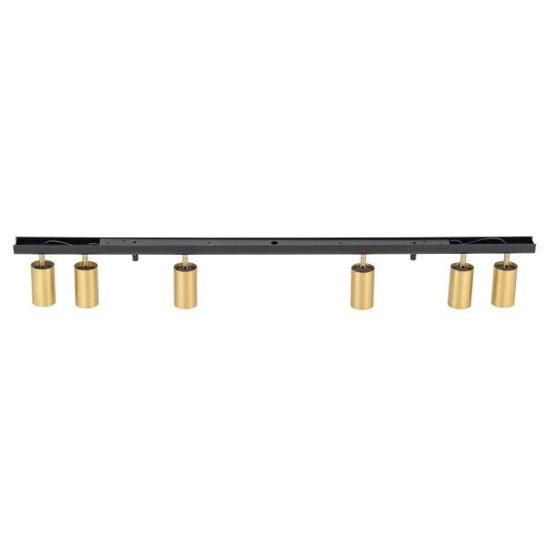 Strahler Leiste EYE Messing 6-flmg Lampe Spot