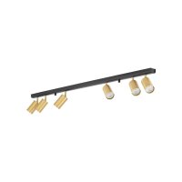 Strahler Leiste EYE Messing 6-flmg Lampe Spot