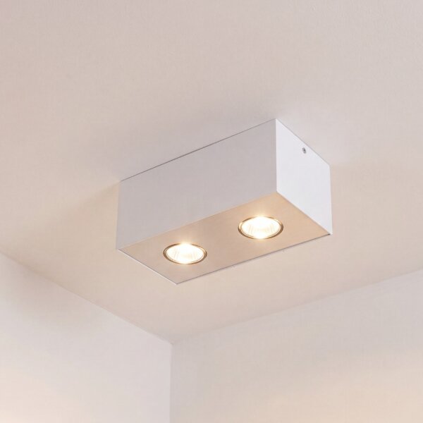 Projecteur en saillie CARSON en blanc 2-flmg