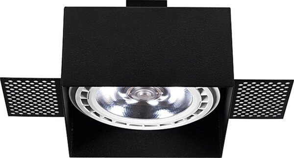 Projecteur noir métal