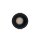 Spot encastré intemporel noir GU10 Ø8,5cm rond