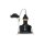 Spot encastré intemporel noir GU10 Ø8,5cm rond