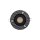 Luminaire encastré noir métal verre GU10 accentué