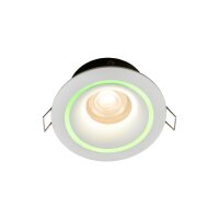 Luminaire encastré aluminium verre Ø8,5cm...