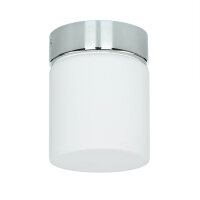 Aufbaustrahler Weiß Chrom Glas