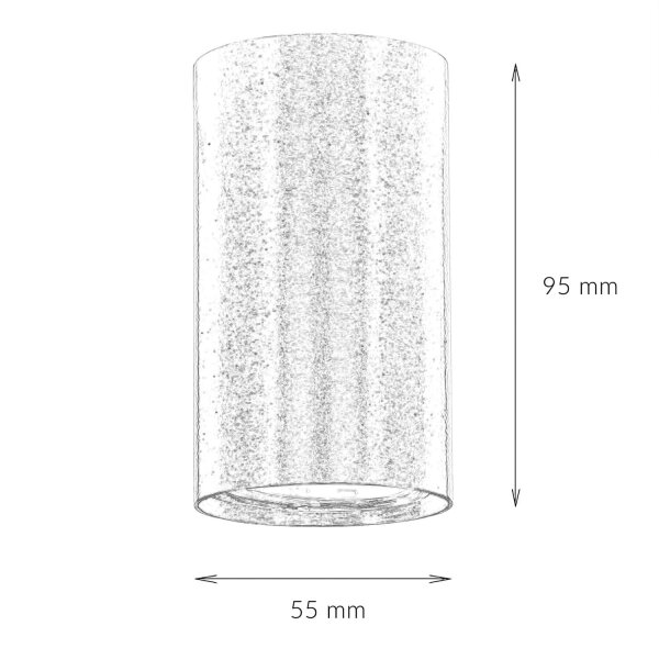 Spot EYE Messing 95mm Wohnzimmer Lampe Leuchte