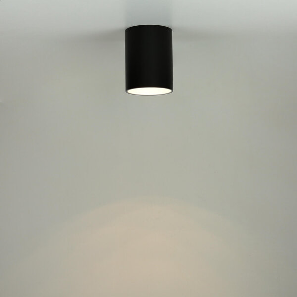 Deckenspot Schwarz Silber Decke Flur Lampe EYE