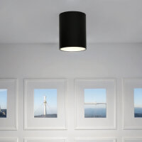 Spot de plafond noir argenté Plafond Lampe...