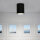 Deckenspot Schwarz Silber Decke Flur Lampe EYE
