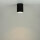 Deckenspot Schwarz Silber Decke Flur Lampe EYE
