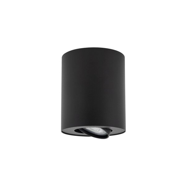 Spot MILENA noir lampe discrète pour couloir et cage descalier