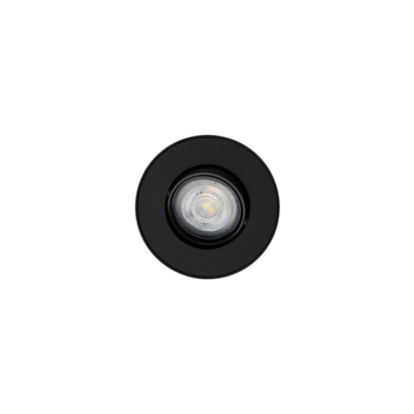 Spot MILENA noir lampe discrète pour couloir et cage descalier