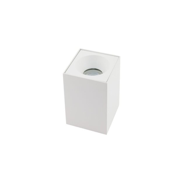 Deckenspot Aluminium Glas IP54 GU10 akzentuiert