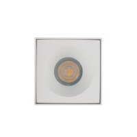 Deckenspot Aluminium Glas IP54 GU10 akzentuiert