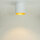 Runder Deckenspot Metall in Weiß Gold GU10 POINT