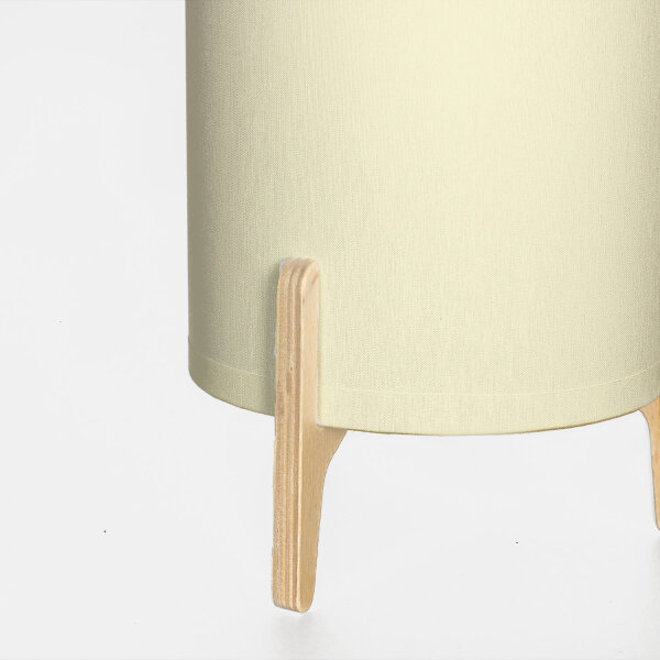 Lampe de table ALICE Tissu Ecru Blanc Chambre à coucher Salon