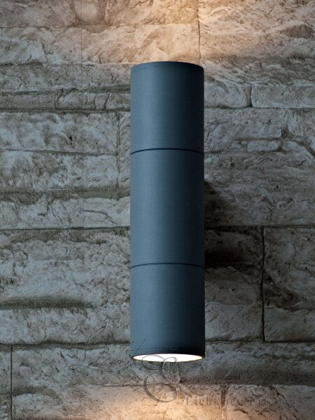 Projecteur Up & Down lampe dextérieur en gris