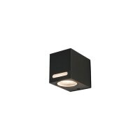 Applique murale ELISA en noir IP54 maison jardin