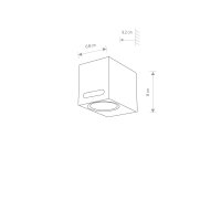Applique murale ELISA en noir IP54 maison jardin