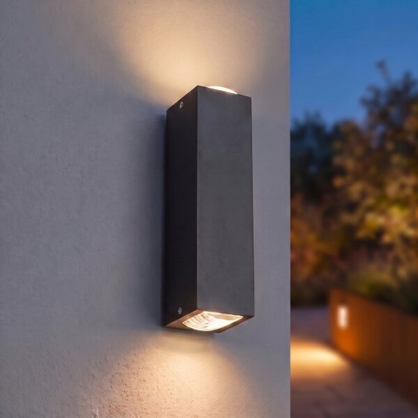 Applique LED TONY Noir IP54 Lampe en aluminium