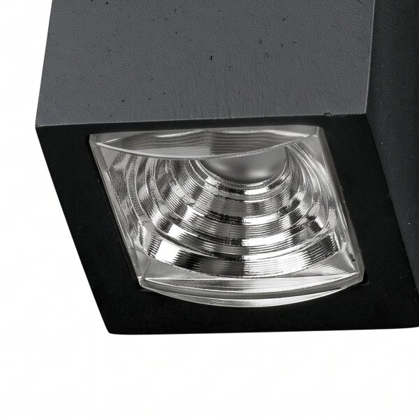 Applique LED TONY Noir IP54 Lampe en aluminium