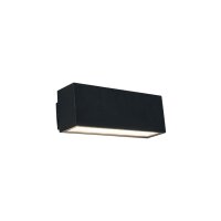 Applique LED JUNA noir aluminium IP54 Luminaire