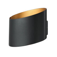 Applique murale dextérieur LED Up Down en or noir...