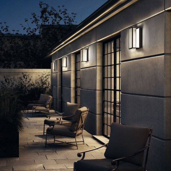 Applique murale LED moderne extérieur anthracite IP54 3000K