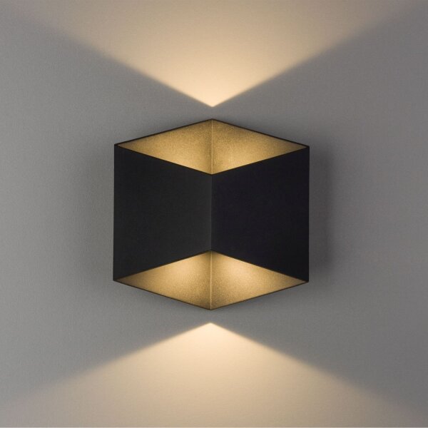 LED Außenwandleuchte Up Down Aluminium IP54 5W