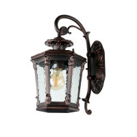Applique murale rustique extérieure bronze antique...