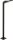 Lampadaire LED dextérieur noir