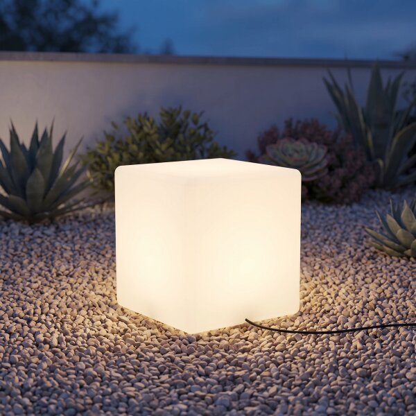 Lichtwürfel CUMULUS IP44 Weiß 60cm Lampe Leuchte