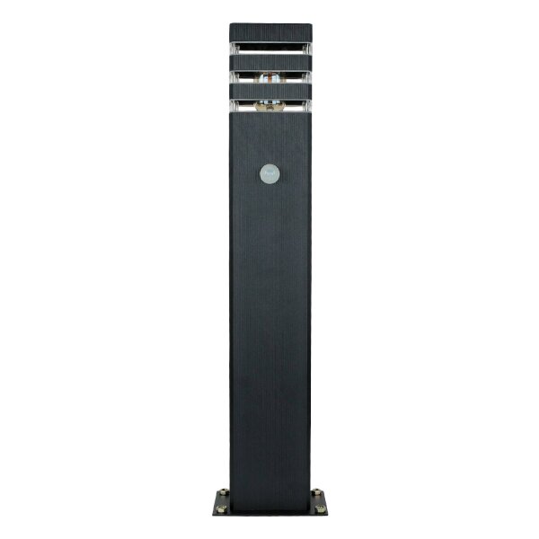 Lampadaire RIO noir aluminium 65cm extérieur Lampe