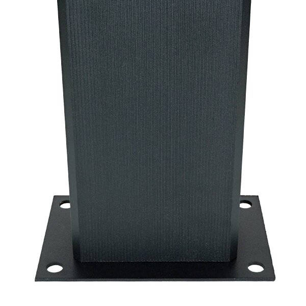 Lampadaire RIO noir aluminium 65cm extérieur Lampe