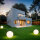 Lampe de jardin décorative en blanc Ø45cm