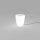 Beleuchteter LED Blumentopf rund flach