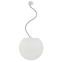 Suspension dextérieur Blanc rond Ø45cm