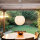 Suspension dextérieur Blanc rond Ø45cm