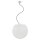Suspension dextérieur Blanc rond Ø45cm