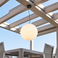 Suspension extérieure Blanc Boule Ø30cm