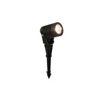 LED Strahler Schwarz Warmweiß IP54 Garten LIONEL
